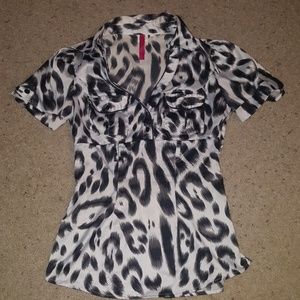Leopard blouse- donated